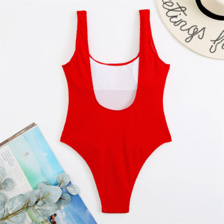 Malibu Sexy Solid One Piece Swimsuit – Bild 33