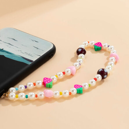 Trending Pearl Deluxe Mobile Phone Strap Phone Case Hanging Cord - Image 14