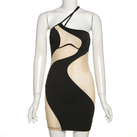 Goddess of The Night Sexy Club Sheer Mesh Dress – Bild 11