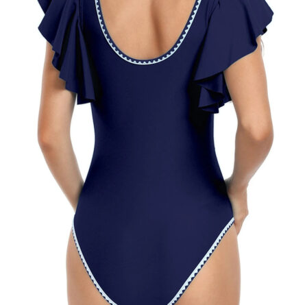 Sunset and Swim Stunning Ruffle One Piece Swimsuit - Image 24