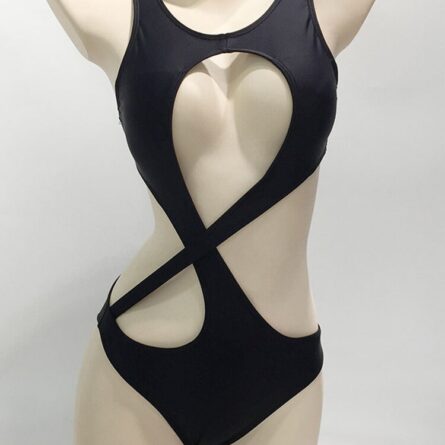 Jetsetter Cut Out One Piece Swimsuit Monokini - Image 3