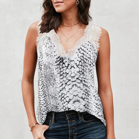 Leopard Charm Lace Top - Image 5