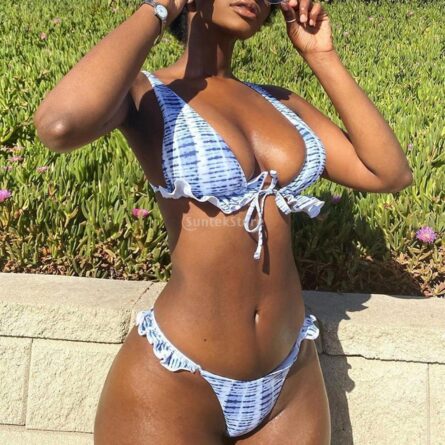 Pure Paradise Ruffle Frill Bikini Set – Bild 4