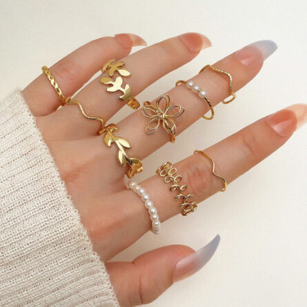 Bohemian Summer Gold Ring Set - Image 19