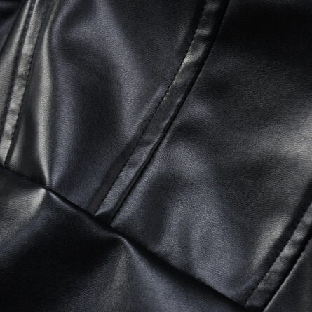 Leather Goddess Sexy Bodycon Cut-Out Dress - Image 24