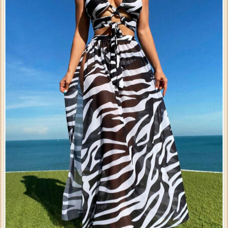 Bahamas Vacation 3 Piece Cover Up Skirt Set - Image 34