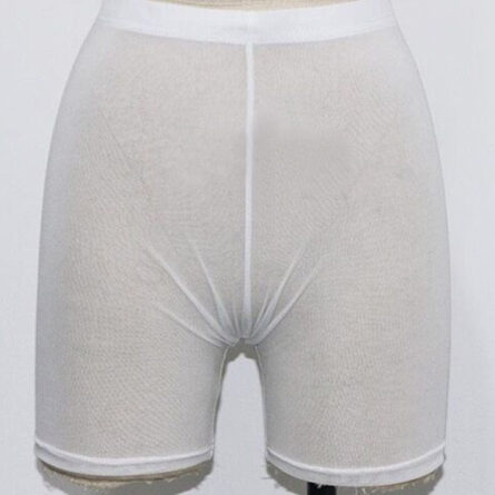 High Waist Sexy Neon Mesh Sheer Swim Shorts Beach Cover Up Beachwear - Image 10