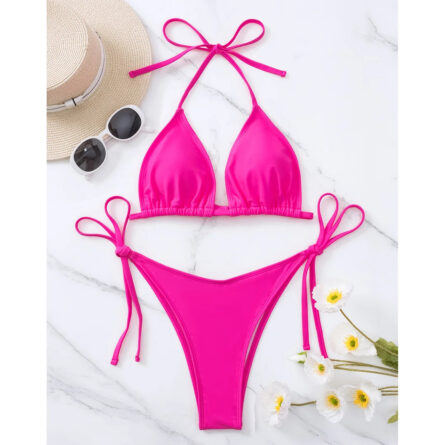 Island Escape Halter Brazilian Bikini - Image 70