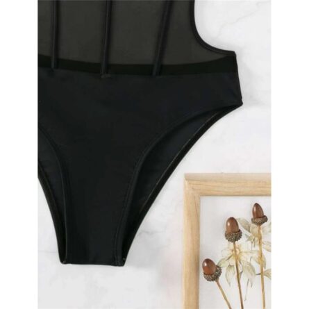 Coral Cove Cut-Out Halter Swimsuit - Image 14