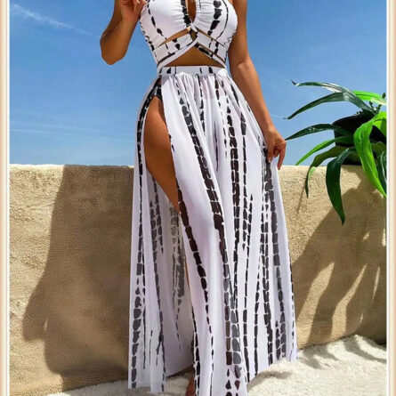 Bahamas Vacation 3 Piece Cover Up Skirt Set - Image 21