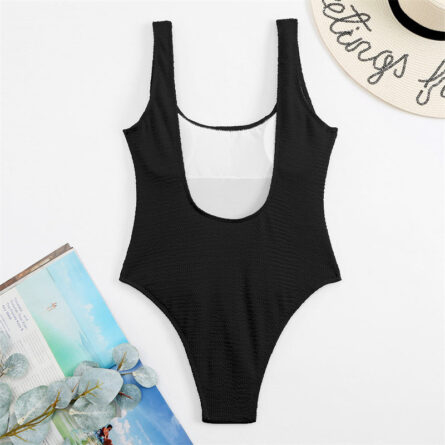 Malibu Sexy Solid One Piece Swimsuit – Bild 36