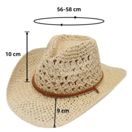 Sunset and Swim Western Cowboy Sun Hat – Bild 5