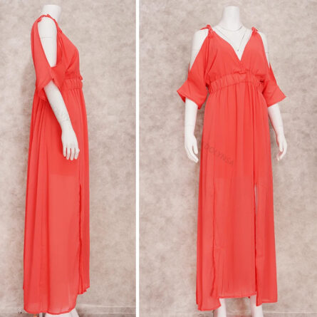 Boho Summer Chiffon V-Neck Tunic Dress - Image 34