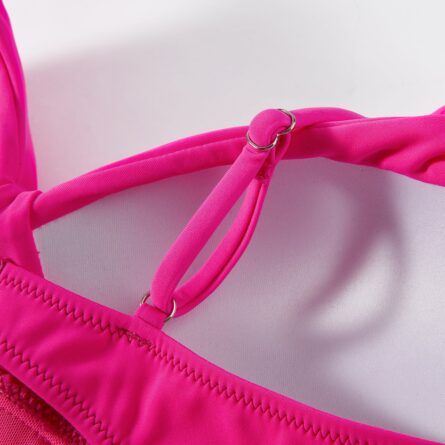 Solid One Piece Tummy Slimming Design Swimsuit – Bild 21