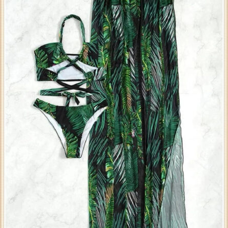 Bahamas Vacation 3 Piece Cover Up Skirt Set - Image 43