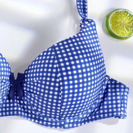 Plaid Ruffle Charm Waist Bikini Set – Bild 8