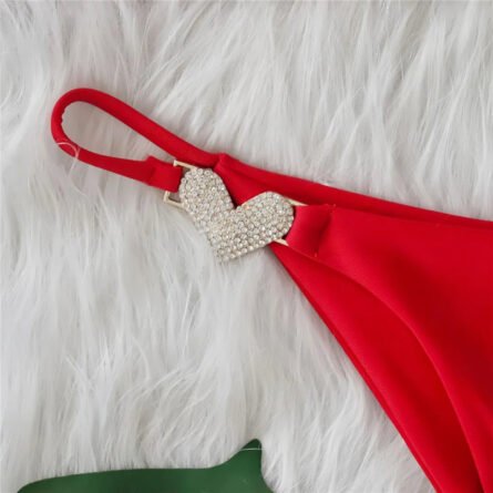 Diamond Hearts Rhinestone Bikini - Image 5