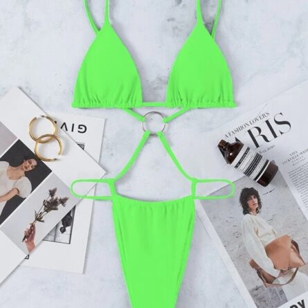 Micro String Open Back Swimsuit - Image 4