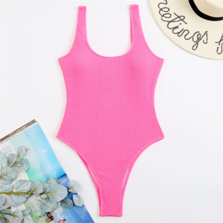 Malibu Sexy Solid One Piece Swimsuit – Bild 17