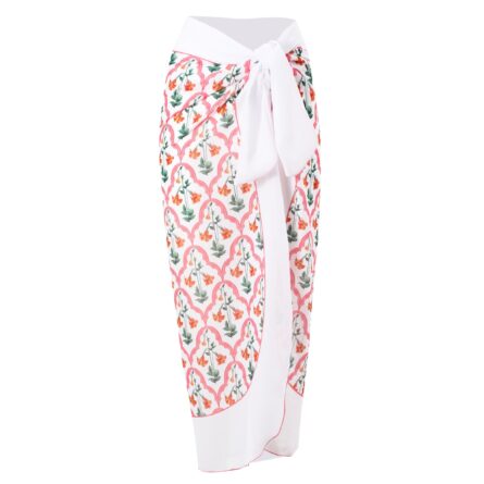 Resort Life One Piece Cut Out Swimsuit Cover Up Skirt - Image 5