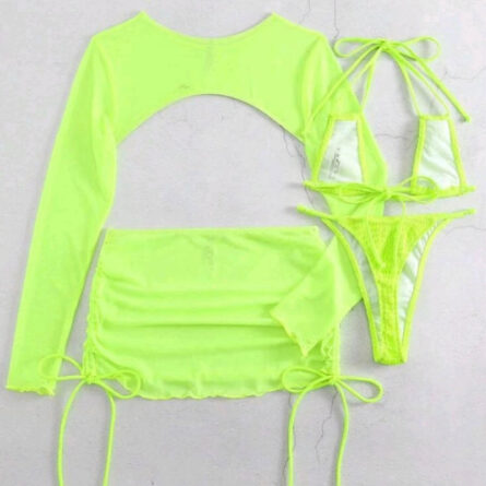 Radiant Breeze Mesh Elegance Bikini Set - Image 12