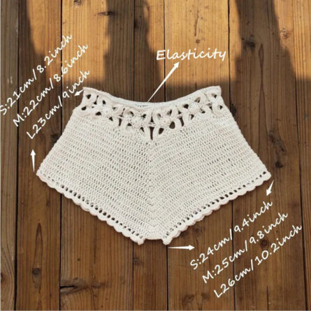 Moonlit Breeze Boho Crochet Shorts – Bild 4