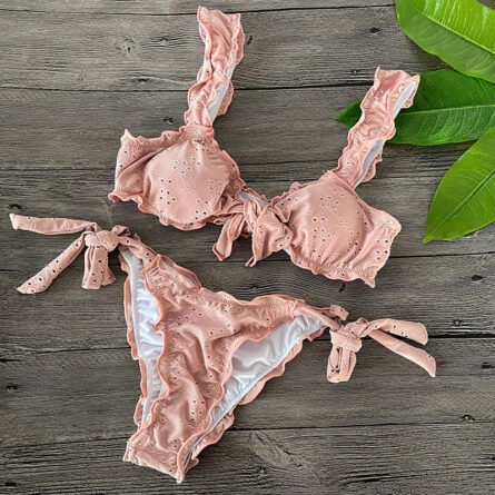 Magical Sunset Sexy Ruffled Bikini Set - Image 6