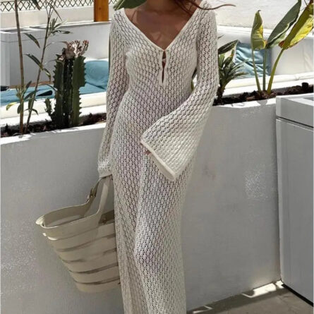 Bora Bora Bliss Knit Dress Beach Cover Up - Image 18