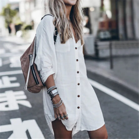Sunset Stunner Beach Cover Up Casual Summer Dress - Image 8