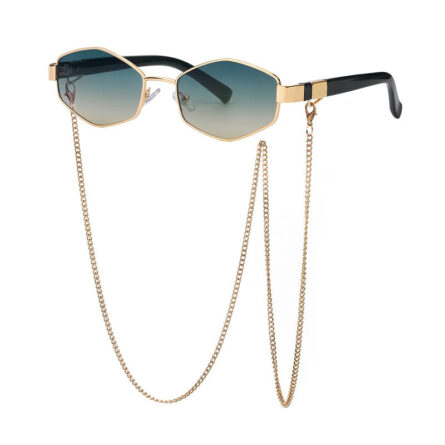 Sunshine Goddess Punk Sunglasses with Chain – Bild 14
