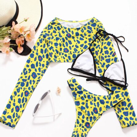 Leopard Heatwave 3 Piece Bikini Set - Image 8