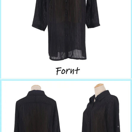 Coastal Breeze Beach Cover Up Shirt - Image 27