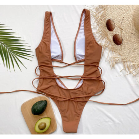 Hailey Strappy Waist Cut Out Swimsuit - Image 33