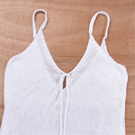 Sunset and Swim Sexy Fringe Tassel Crochet Beach Cover Up Dress - Image 26