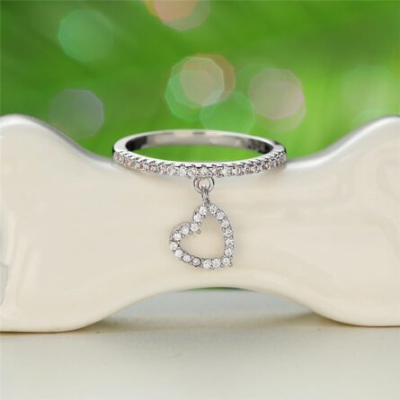 Adorable Hanging Heart Ring – Bild 4