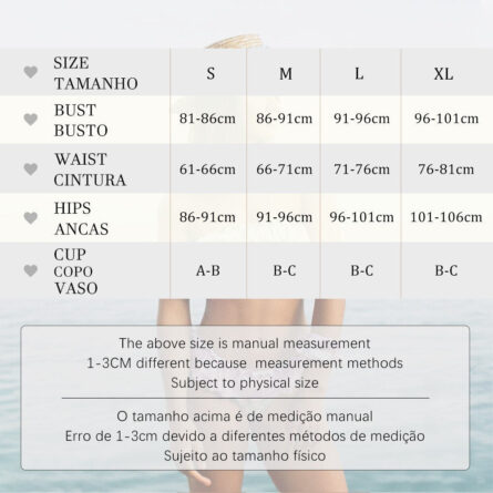 Adrianne Push Up One Piece Swimsuit – Bild 7