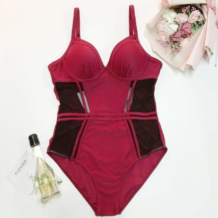 Adrianne Push Up One Piece Swimsuit – Bild 3