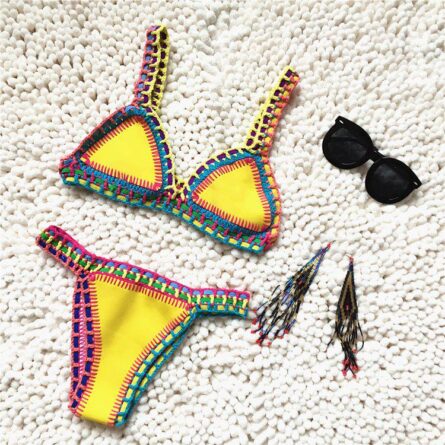 Aria Crochet Neoprene Bikini – Bild 5
