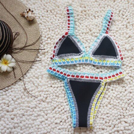 Aria Crochet Neoprene Bikini – Bild 9