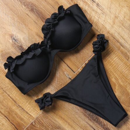 Mediterranean Bandeau Push-up Bikini – Bild 57
