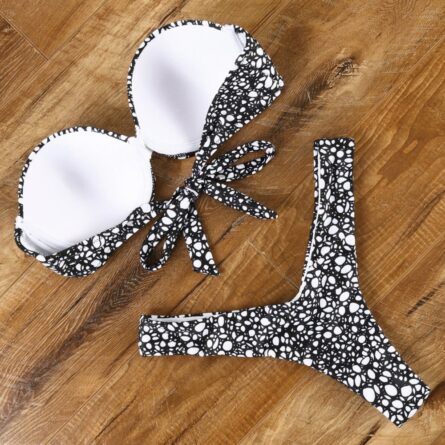 Mediterranean Bandeau Push-up Bikini – Bild 40