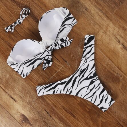 Mediterranean Bandeau Push-up Bikini – Bild 52