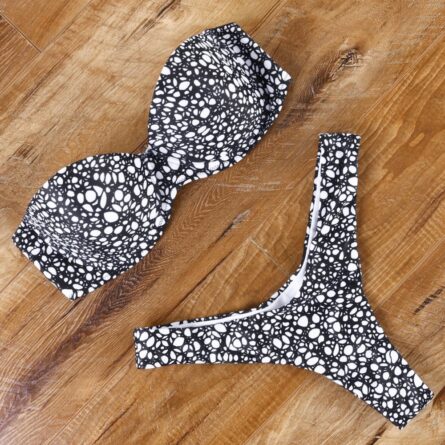 Mediterranean Bandeau Push-up Bikini – Bild 31