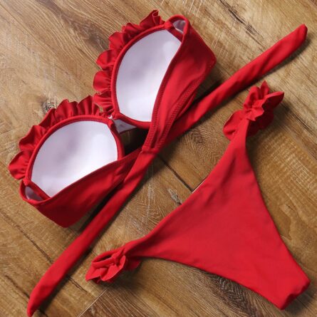 Mediterranean Bandeau Push-up Bikini – Bild 68