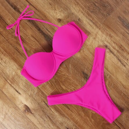 Mediterranean Bandeau Push-up Bikini – Bild 72
