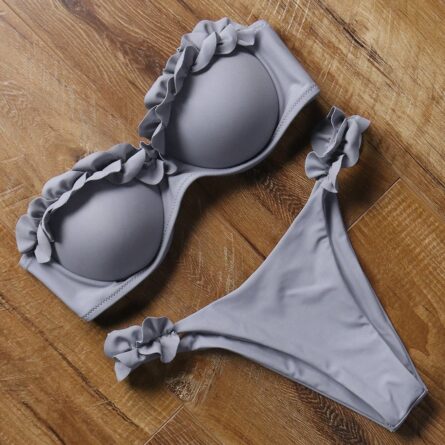 Mediterranean Bandeau Push-up Bikini – Bild 25