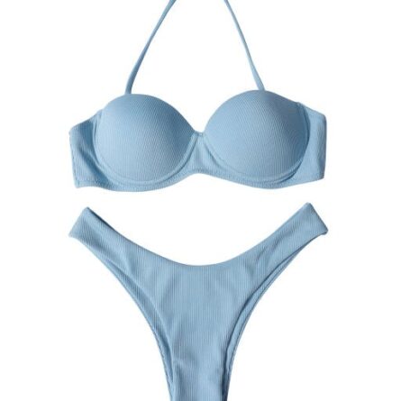 Mediterranean Bandeau Push-up Bikini – Bild 76