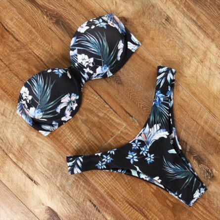 Mediterranean Bandeau Push-up Bikini – Bild 89