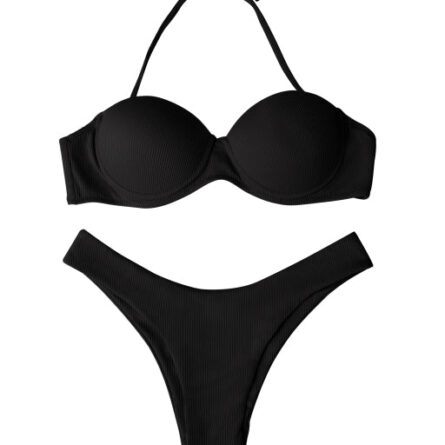 Mediterranean Bandeau Push-up Bikini – Bild 64