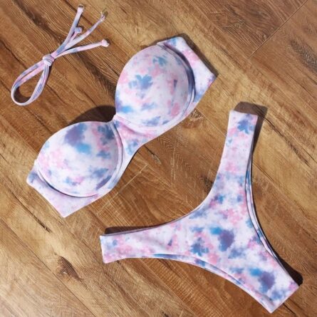 Mediterranean Bandeau Push-up Bikini – Bild 28